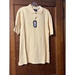 Polo NWT Roundtree and Yorke Men’s Livingreen Short Sleeve Shirt Size M Yellow